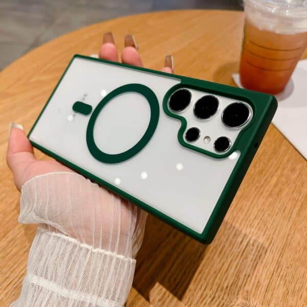Transparent PC + TPU Case for Samsung – Clear Shockproof Slim Protective Cover - Image 2