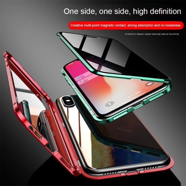 Iphone Eonline Anti-Peeping Metal Magnetic Case - Image 5
