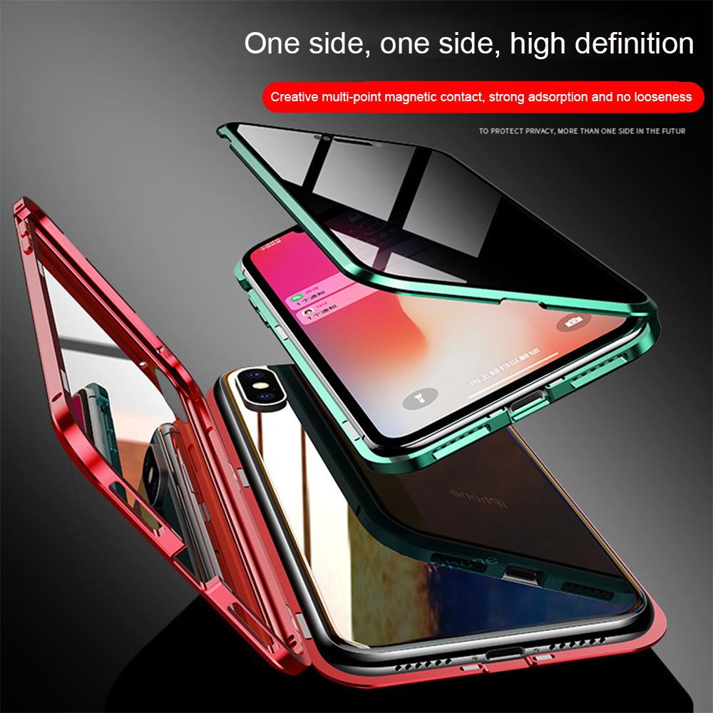 Iphone Eonline Anti-Peeping Metal Magnetic Case - Image 5
