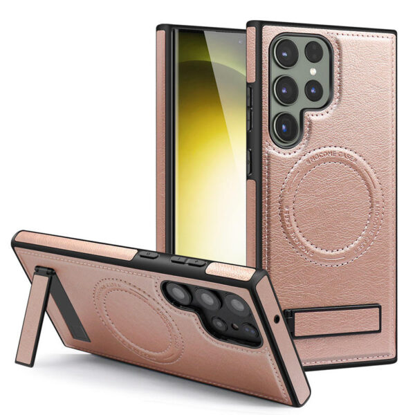 Japanese & Korean Style Magnetic Bracket Case for Samsung – Stylish Shockproof Stand Cover - Image 2