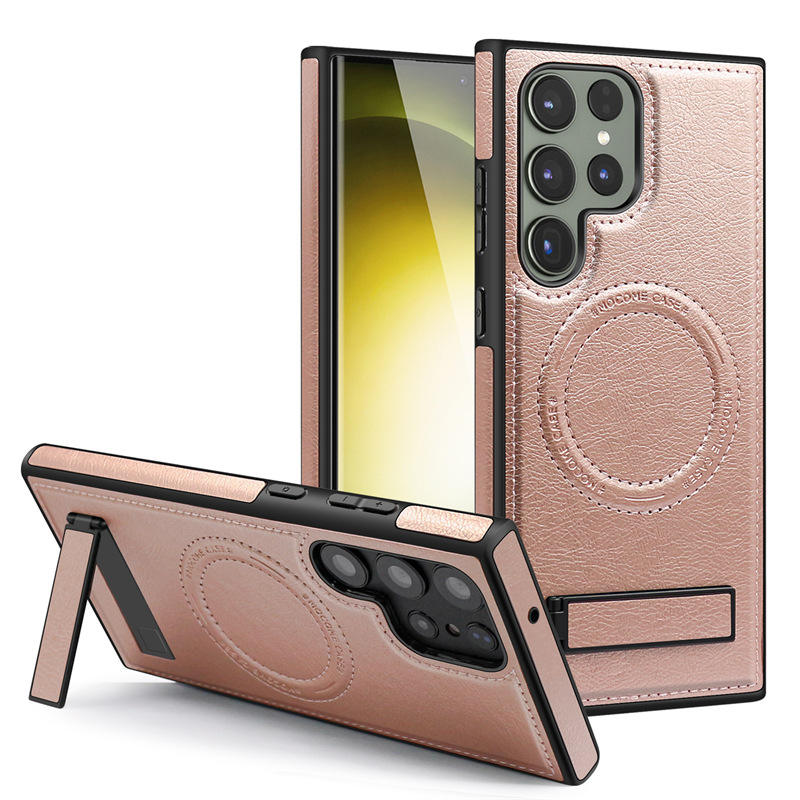 Japanese & Korean Style Magnetic Bracket Case for Samsung – Stylish Shockproof Stand Cover - Image 2