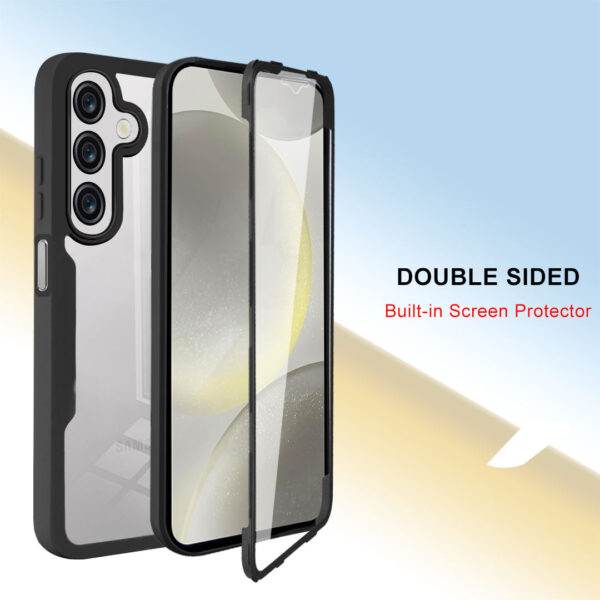 360° Full Protection Front & Back Phone Case for Samsung – Shockproof Transparent Cover - Image 13