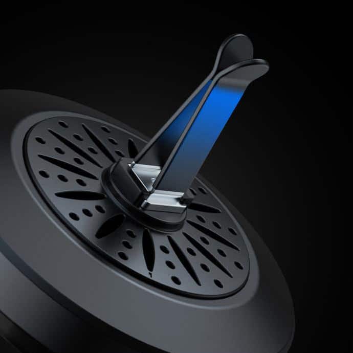 RGB Voice Sensor Car Air Freshener – LED Music-Controlled Vent Clip with App-Controlled Fragrance Light - Image 3