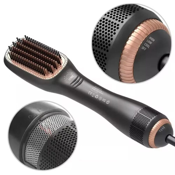 1200W Multifunctional Hair Dryer & Straightener Brush