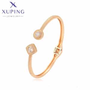 Xuping Luxury Flower Bangle for Women & Men