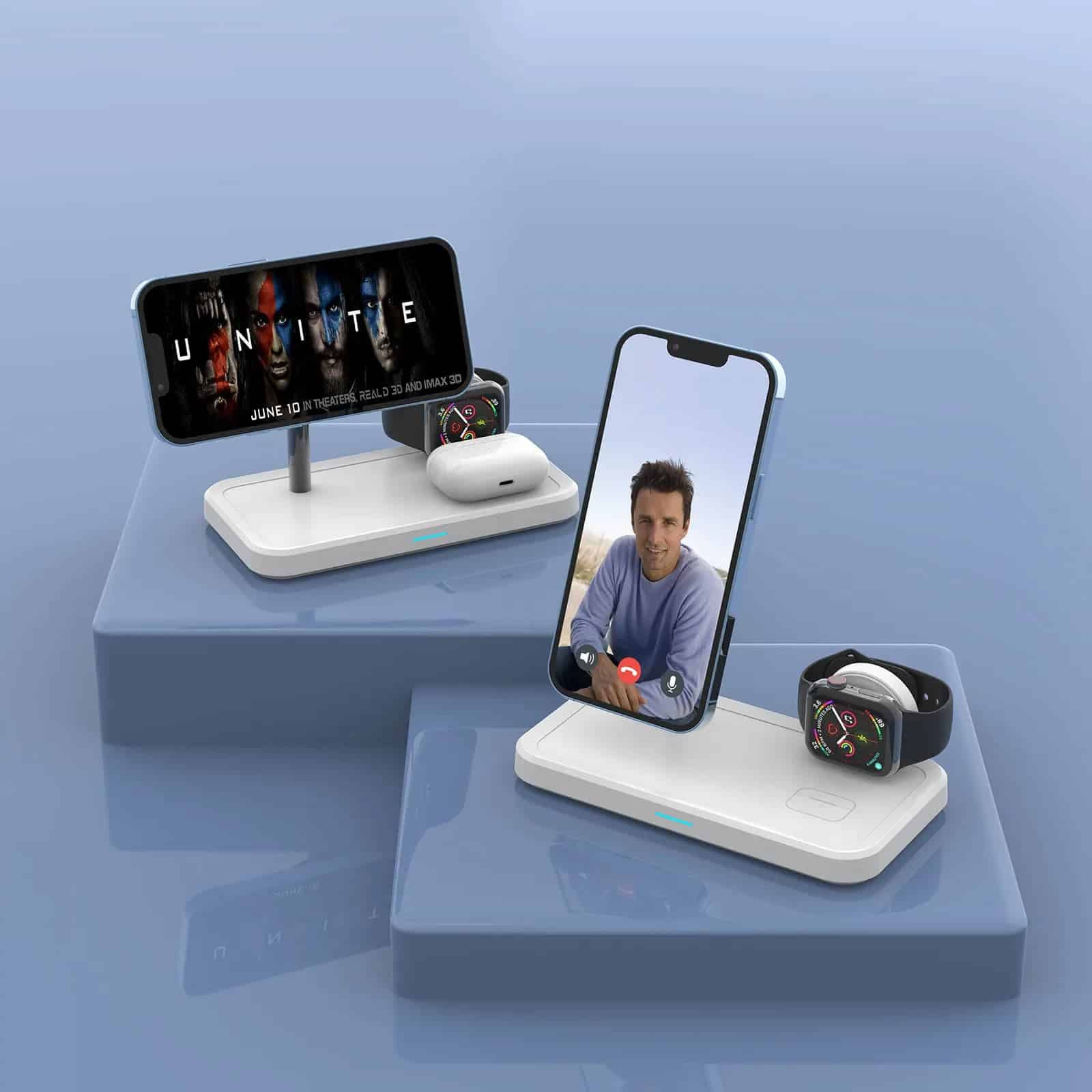 Magnetic 3-in-1 Wireless Charger