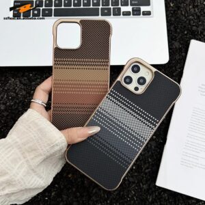 Carbon Fiber Magnetic Wireless Charging Case for iPhone