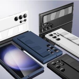 Ultra-Thin Frosted  Strap Anti-Fall Hard Phone Case Matte Hard PC