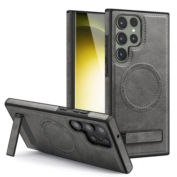 Japanese & Korean Style Magnetic Bracket Case for Samsung – Stylish Shockproof Stand Cover - Image 4
