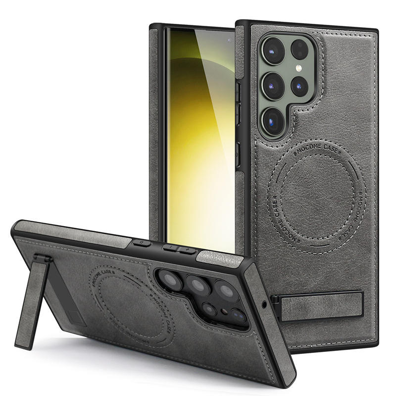 Japanese & Korean Style Magnetic Bracket Case for Samsung – Stylish Shockproof Stand Cover - Image 4