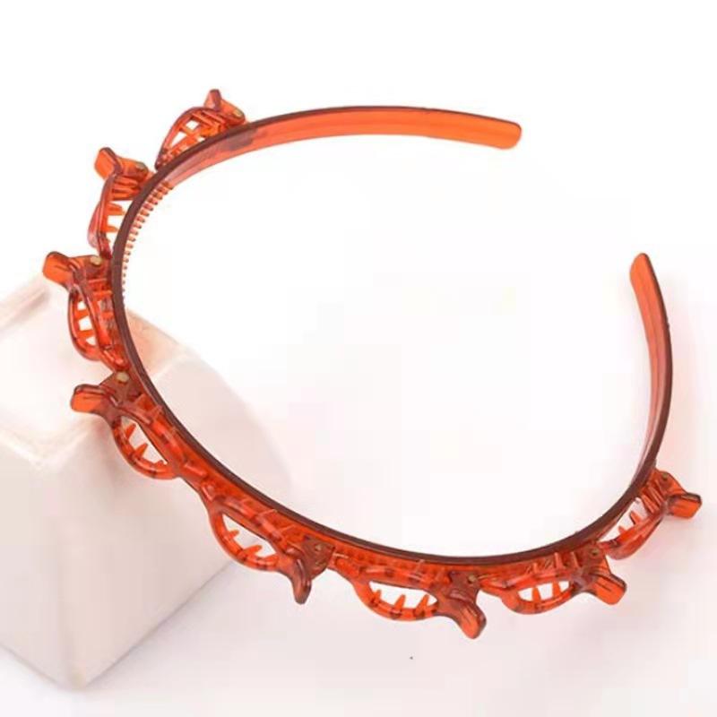 Fashion Hollow-Out Hairband for Women & Girls – Toothed Braided Hair Clip Accessory, Wholesale - Image 4