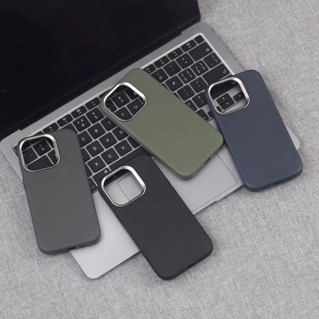 Luxury Leather Shockproof Magnetic Case for iPhone