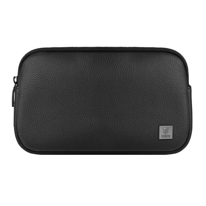 WiWU Men's Business Handbag with Fingerprint Lock – Waterproof PU Leather Anti-Theft Clutch Bag - Image 2