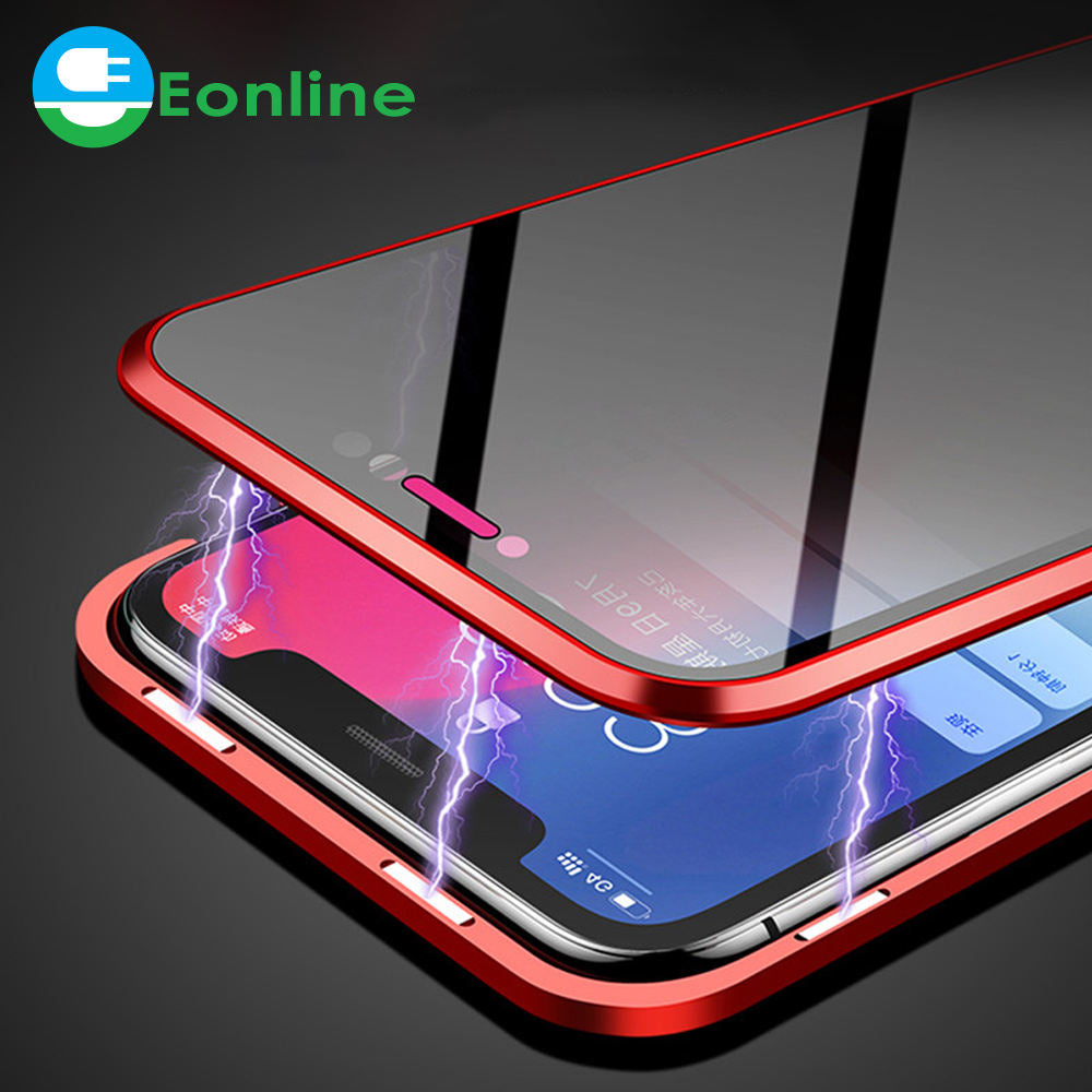 Iphone Eonline Anti-Peeping Metal Magnetic Case - Image 3
