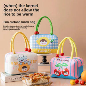 Insulated Large Capacity Bento Bag - Portable & Durable Lunch Tote