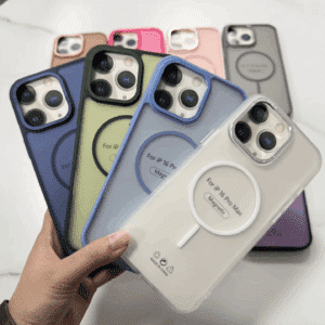 Matte Frosted TPU Silicone Magnetic Case for iPhone – Shockproof Slim Protective Cover