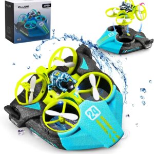 3-in-1 RC Drone Car Boat Hovercraft Toy