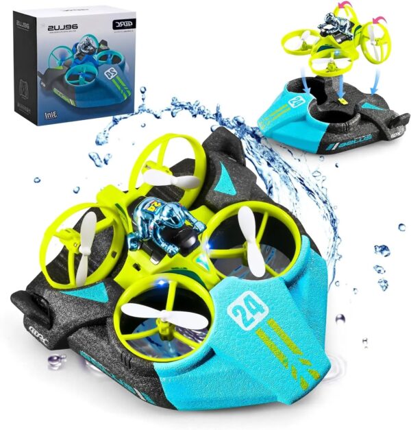 3-in-1 RC Drone Car Boat Hovercraft Toy