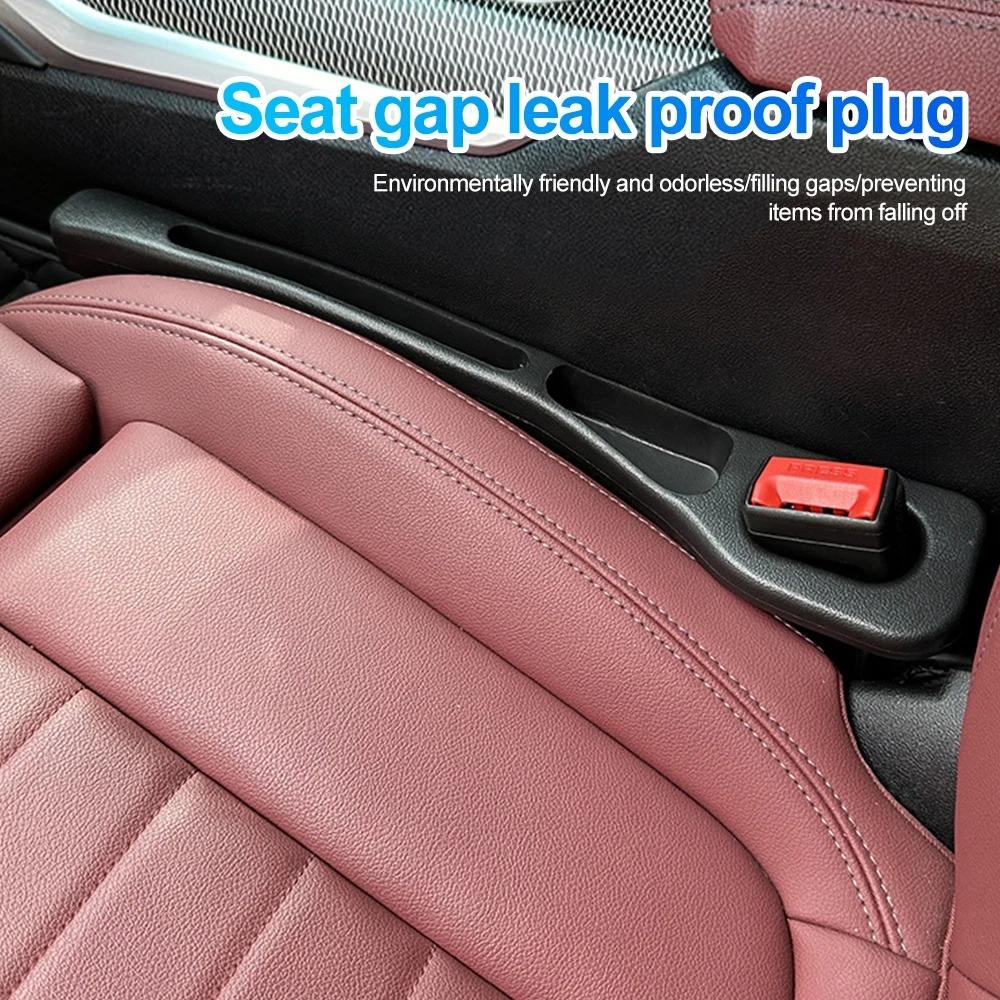 Car Seat Gap Filler – Leak-Proof Side Seam Plug Strip, Seatbelt Hole Drop Blocker Interior Kit - Image 6