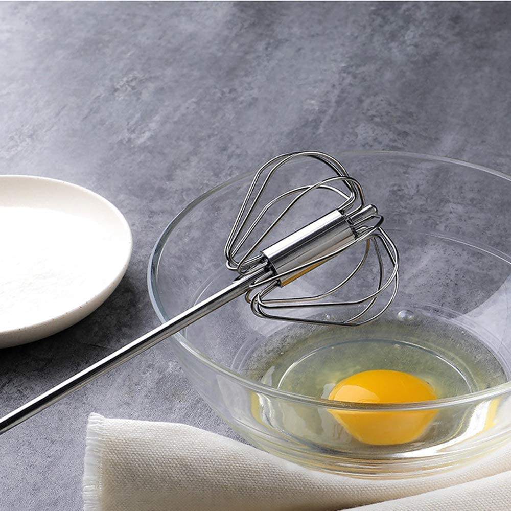 2025 Best Seller Stainless Steel Egg Whisk with Durable Handle – Kitchen Mixer Tool - Image 6