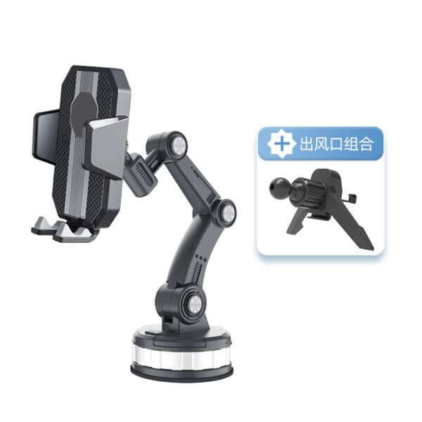 Ultra-Stable Motorcycle Phone Holder with Anti-Slip & Auto-Locking Mechanism - Image 3