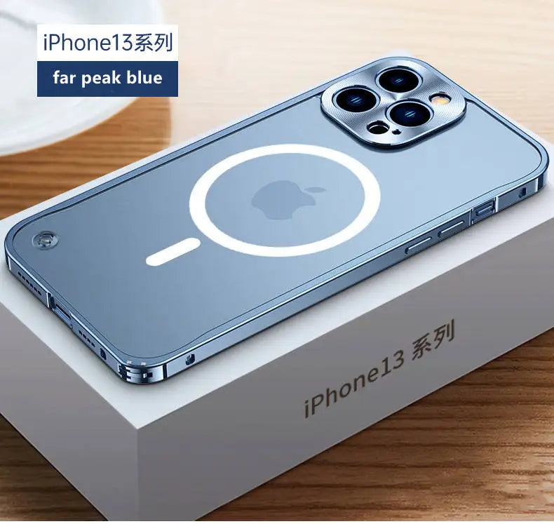 Luxury Magnetic Aluminum Case for iPhone
