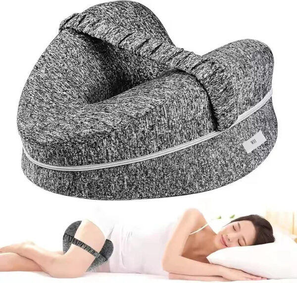 Orthopedic Memory Foam Knee Pillow for Sciatica Relief