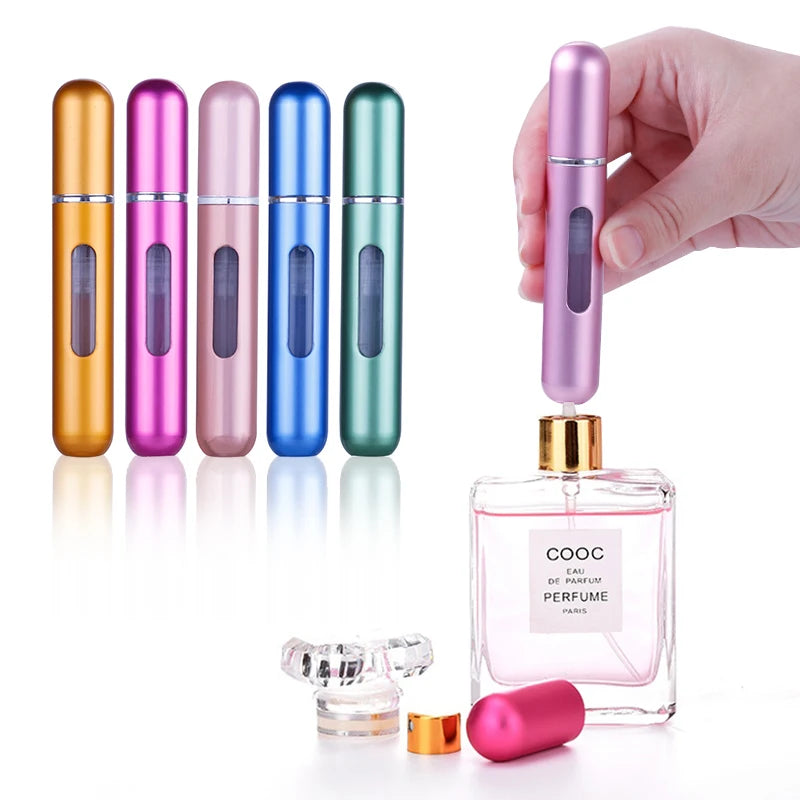 8ml Aluminum Perfume Atomizer Bottle