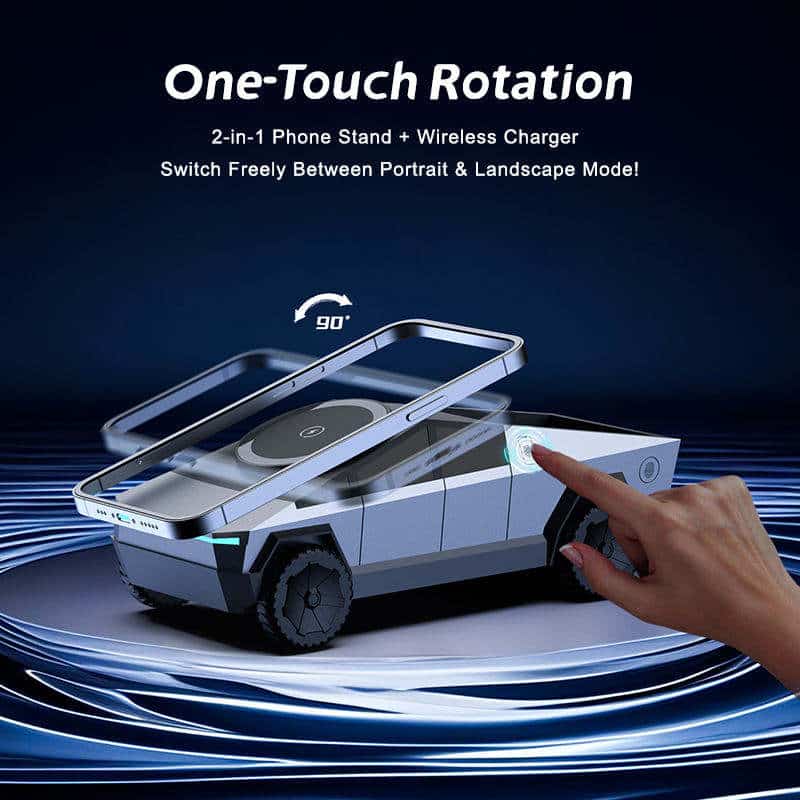 Multifunctional 3-in-1 Rotating Wireless Charging Station – Magnetic Phone Charger Stand - Image 5