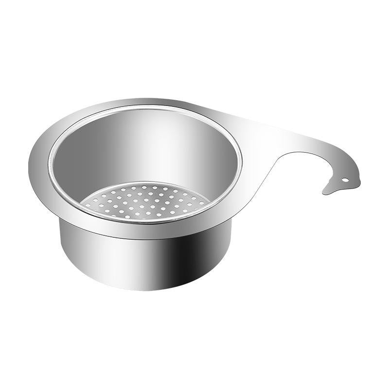 Stainless Steel Swan Drain Basket for Kitchen Sink – Fruit & Vegetable Washing Rack - Image 2