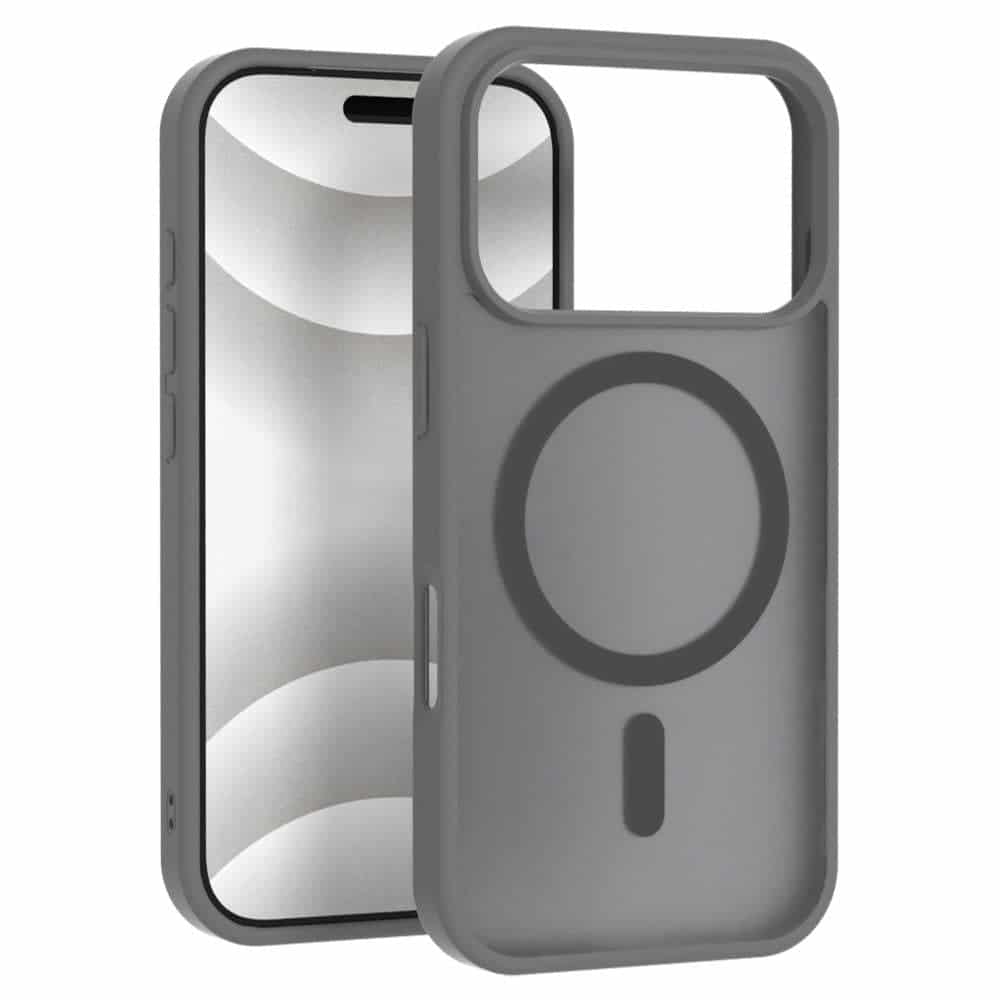 Ultra-Thin Frosted Magnetic iPhone Case – Skin-Feel Spray Cover with Metal Button for iPhone 17–13 Pro Max - Image 3