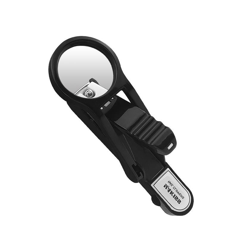 Elderly Nail Clipper with Magnifying Glass – Practical Stainless Steel Anti-Splash Trimmer - Image 2