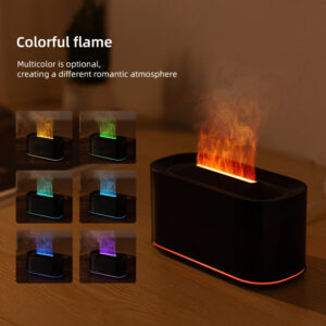 Colorful Flame Aromatherapy Humidifier USB Plug-In