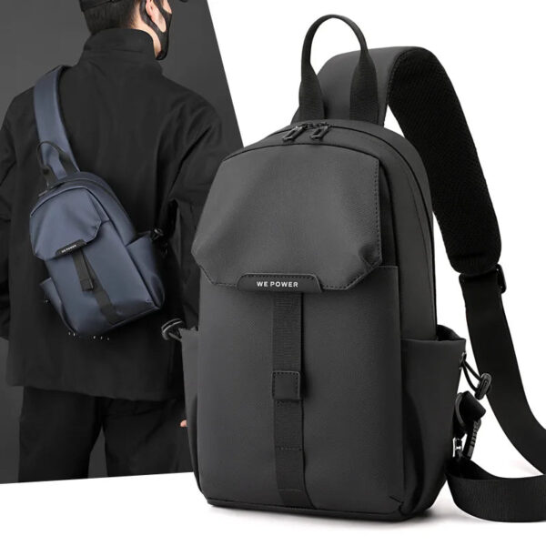 Men's Waterproof Nylon Crossbody Sports Bag