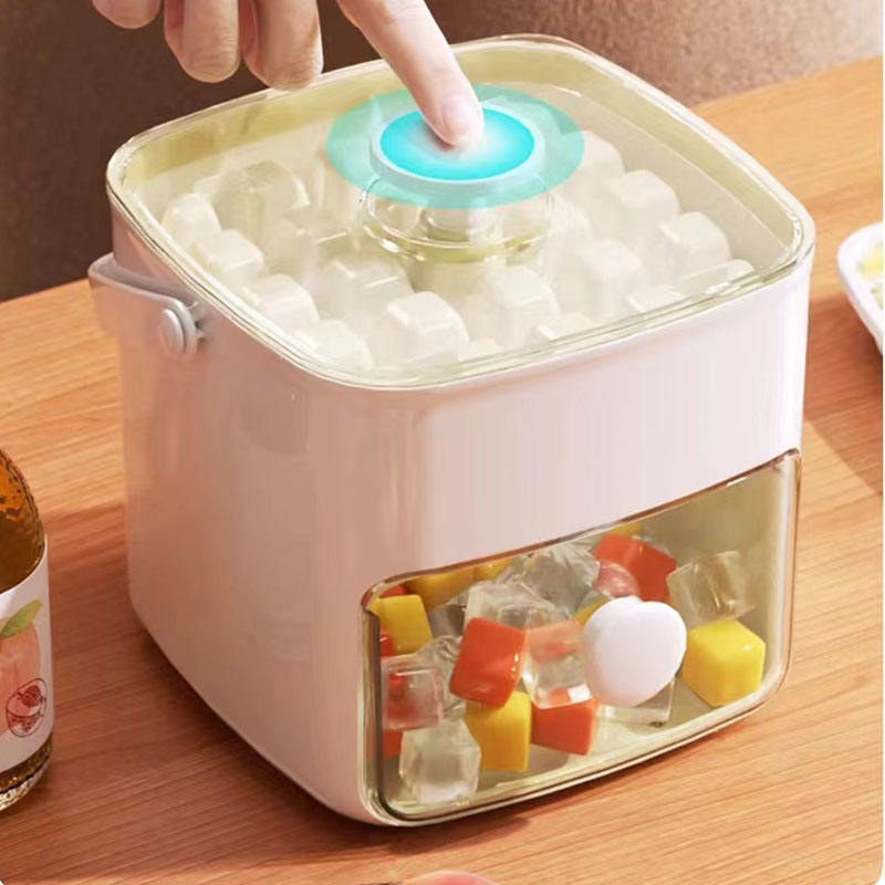 Double-Layer 48-Grid Ice Tray with Handle, Food-Grade ABS & PP Material - Image 6