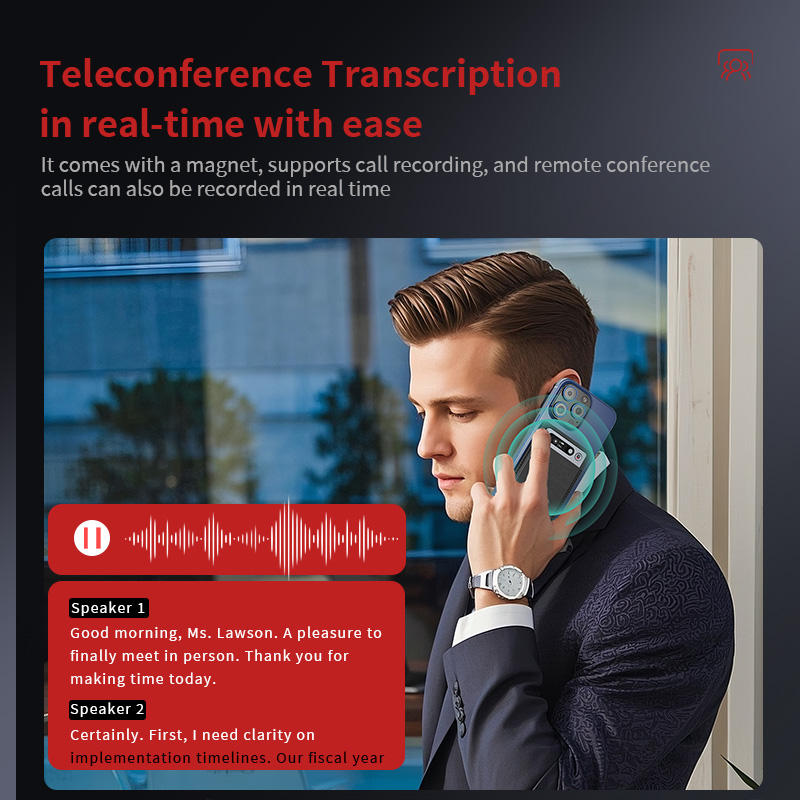 64GB Smart Voice Recorder with AI Transcription & Translation - Image 3