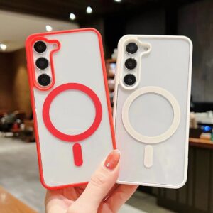 Magnetic Wireless Charging Case for Samsung Galaxy A35/A55/A16