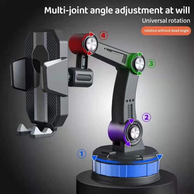 Ultra-Stable Motorcycle Phone Holder with Anti-Slip & Auto-Locking Mechanism - Image 2
