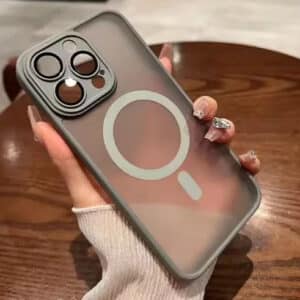 Macaron Frosted Phone Case with Camera Protection for iPhone