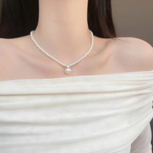Elegant Pearl Beaded Necklace for Girls