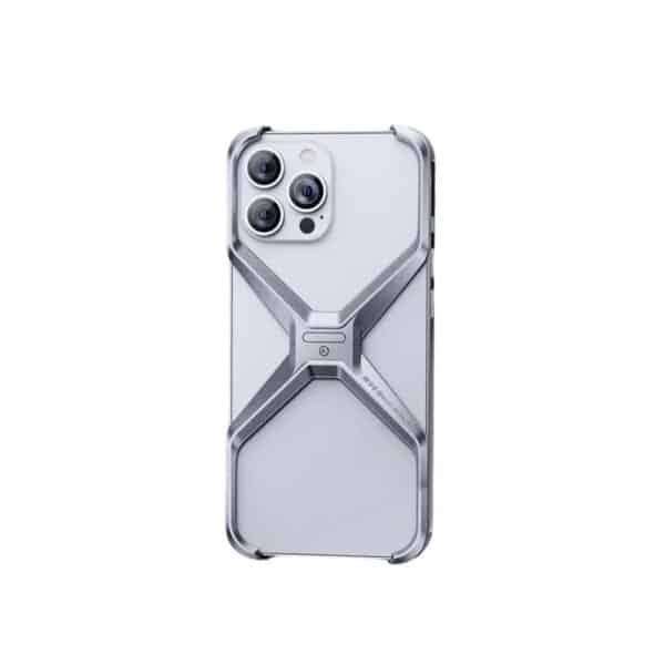 Rimless Metal Shockproof Case for iPhone