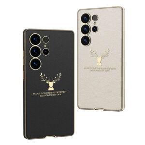 Electroplated Leather Phone Case for Samsung