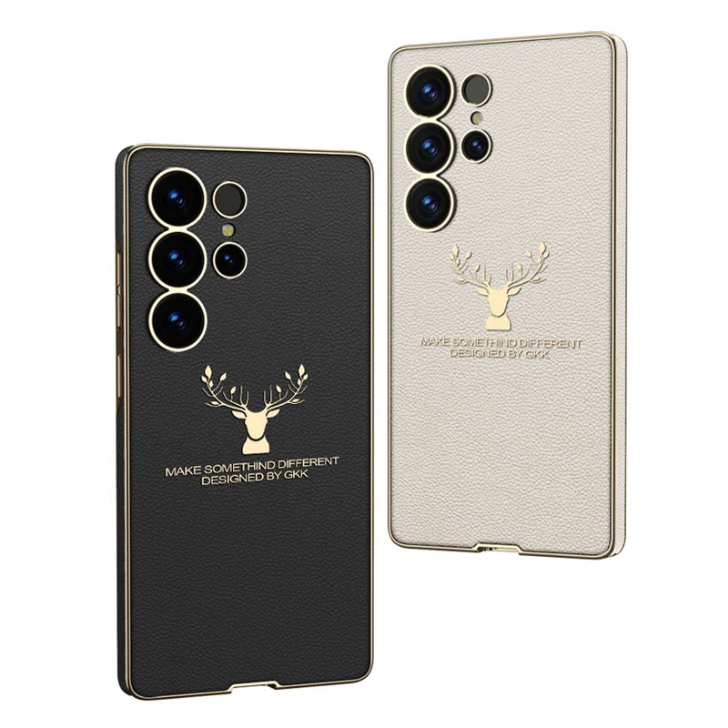 Electroplated Leather Phone Case for Samsung