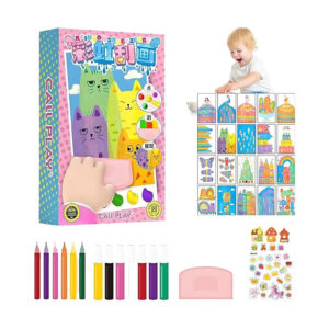 Kids DIY Rainbow Scratch Art Kit - Wholesale Price