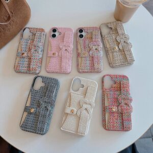 Colorful Woven Wrist Strap Phone Case for iPhone 💚
