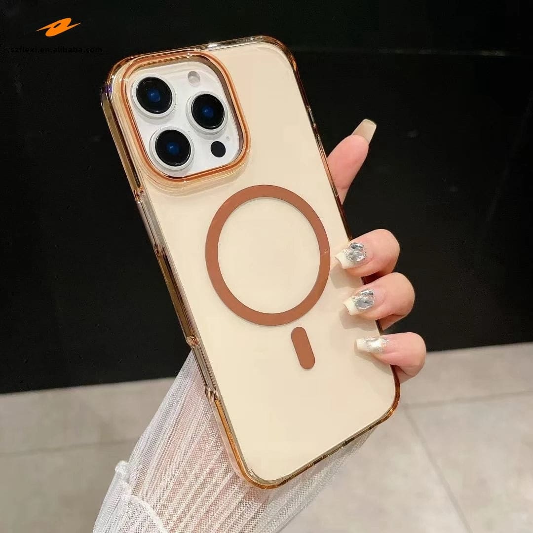 Magnetic Acrylic Shockproof Case for iPhone