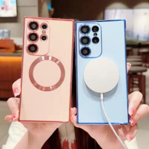 Shockproof Magnetic Silicone Case for Samsung Galaxy