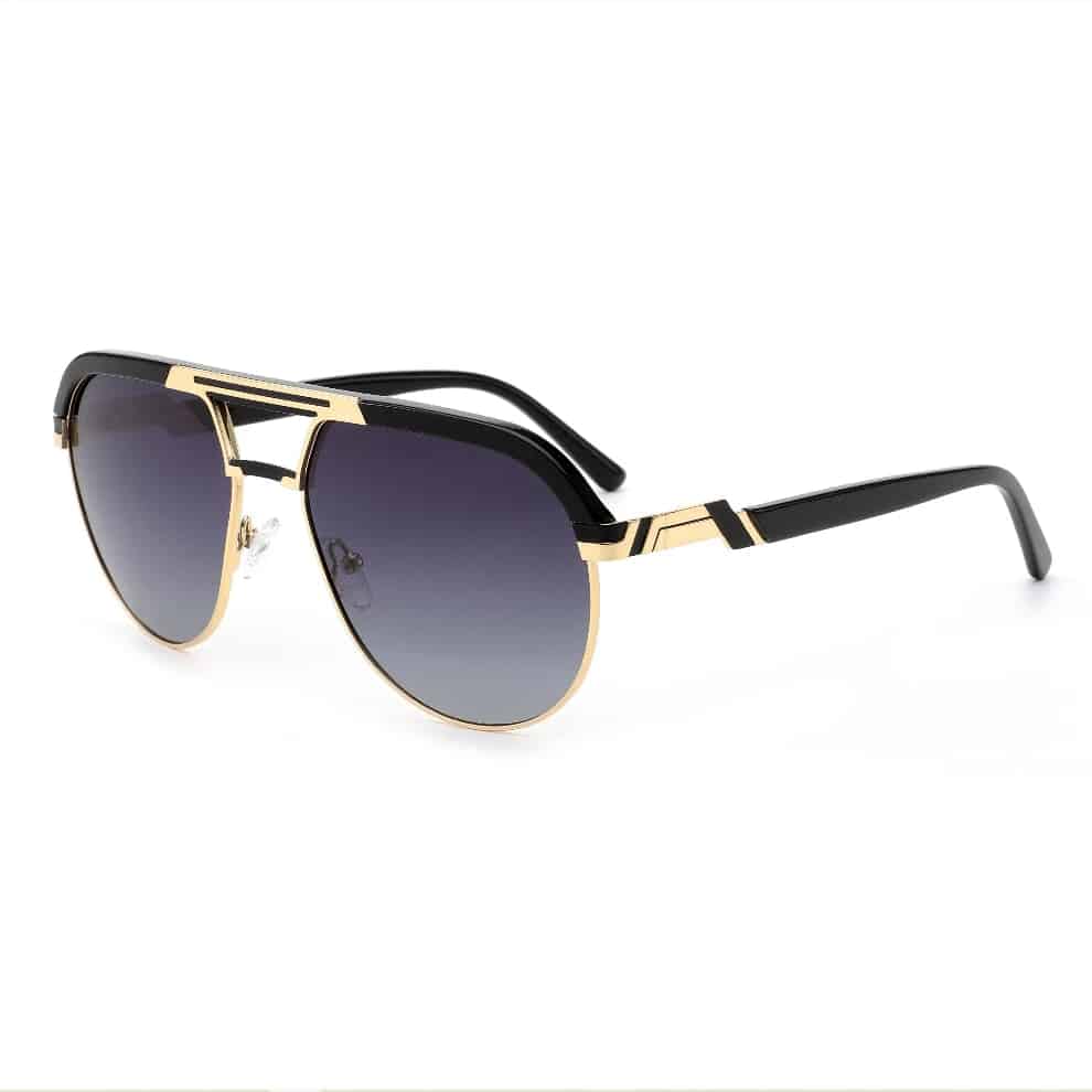 Vintage Pilot Sunglasses with Gradient Lenses for Men & Women
