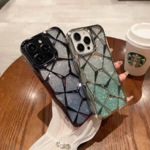Marble Glitter TPU Phone Case