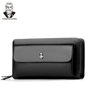 PU Leather Business Wallet with Multi-Card Slots